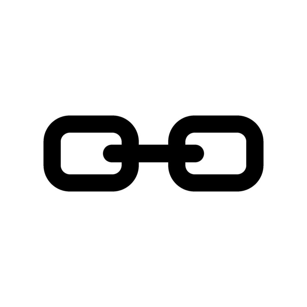 chaîne icône vecteur symbole conception illustration
