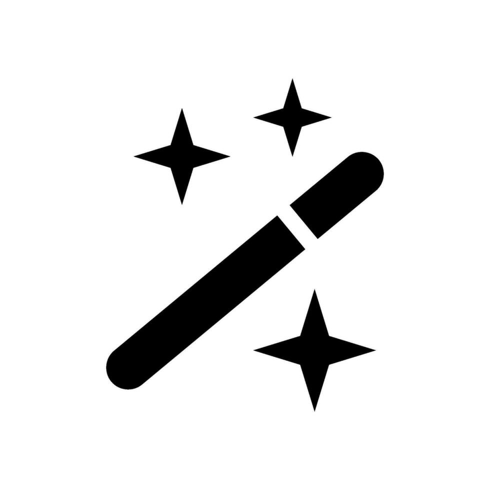 sorcier icône vecteur symbole conception illustration