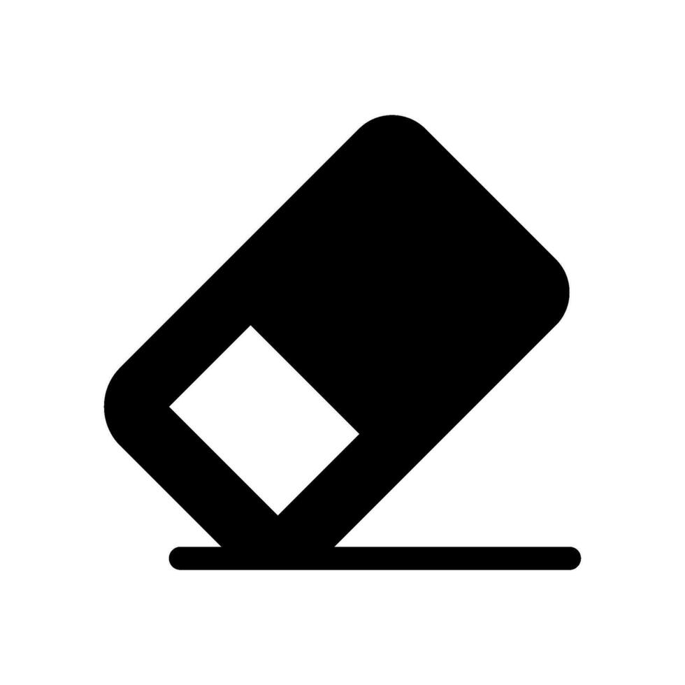 effacer icône vecteur symbole conception illustration