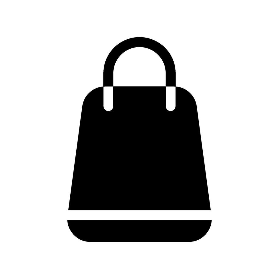sac icône vecteur symbole conception illustration