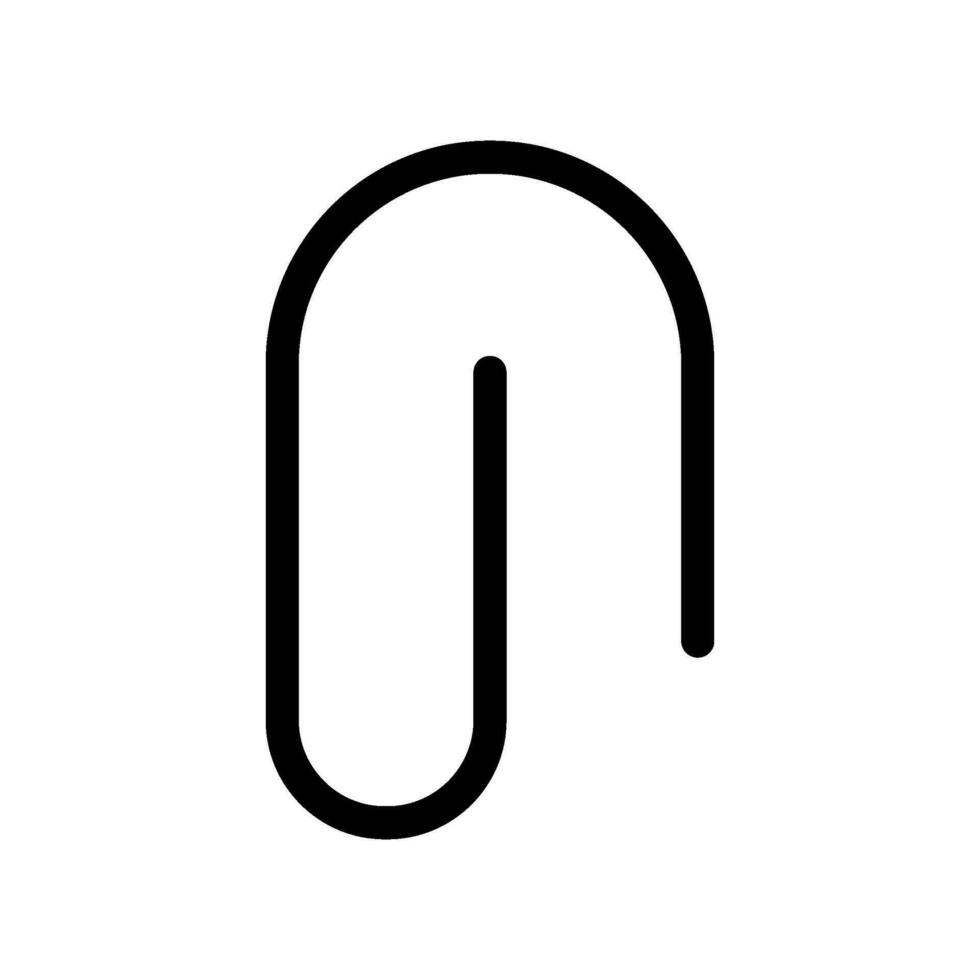 attachement icône vecteur symbole conception illustration