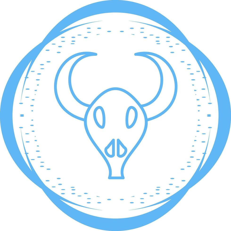 icône de vecteur de cornes de taureau