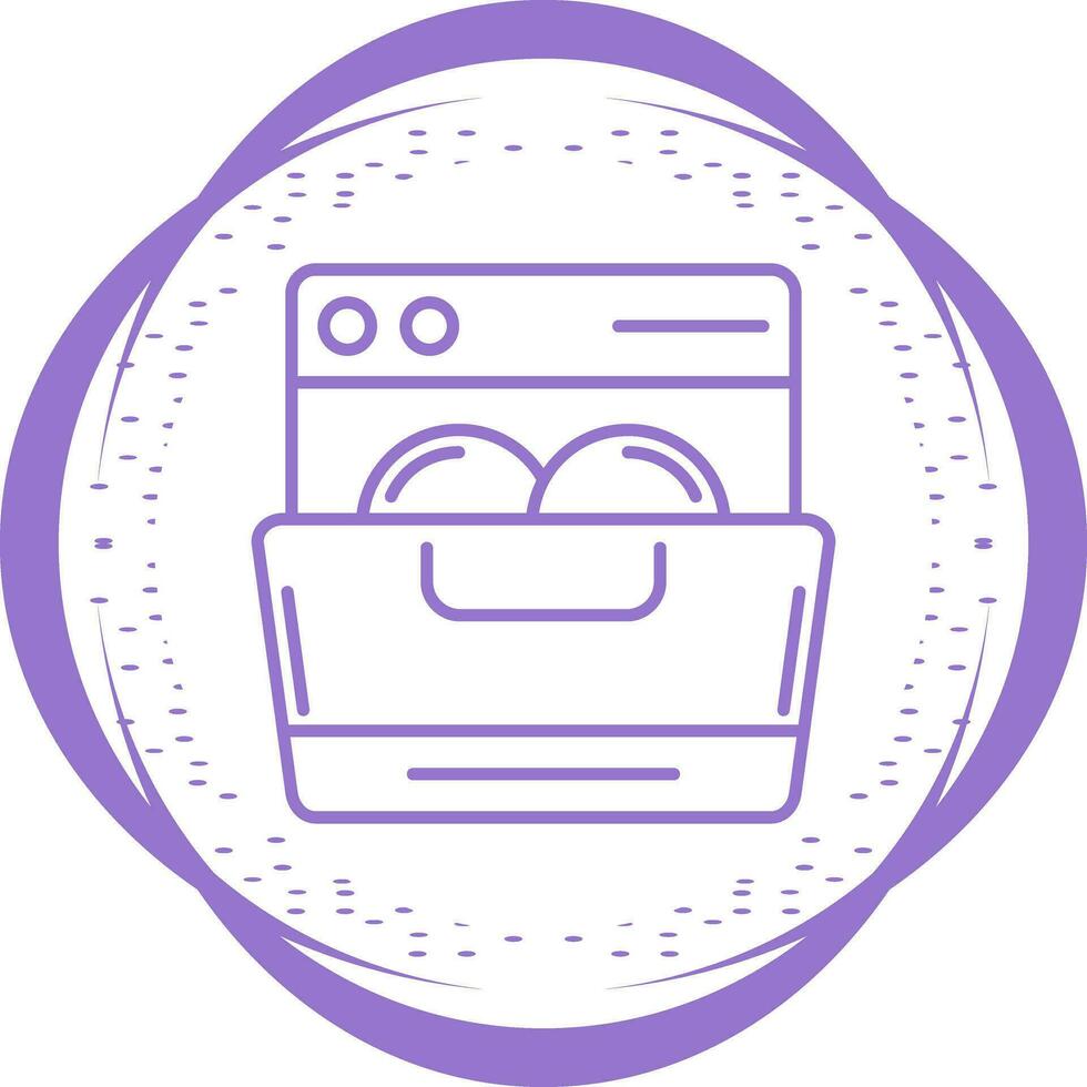 icône de vecteur de lave-vaisselle