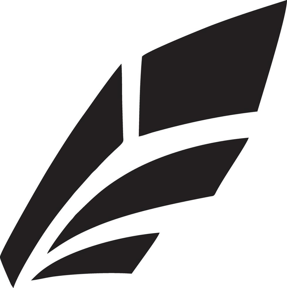 plume icône symbole isolé vecteur image. illustration de le plume oiseau l'écriture dessin icône image conception eps dix