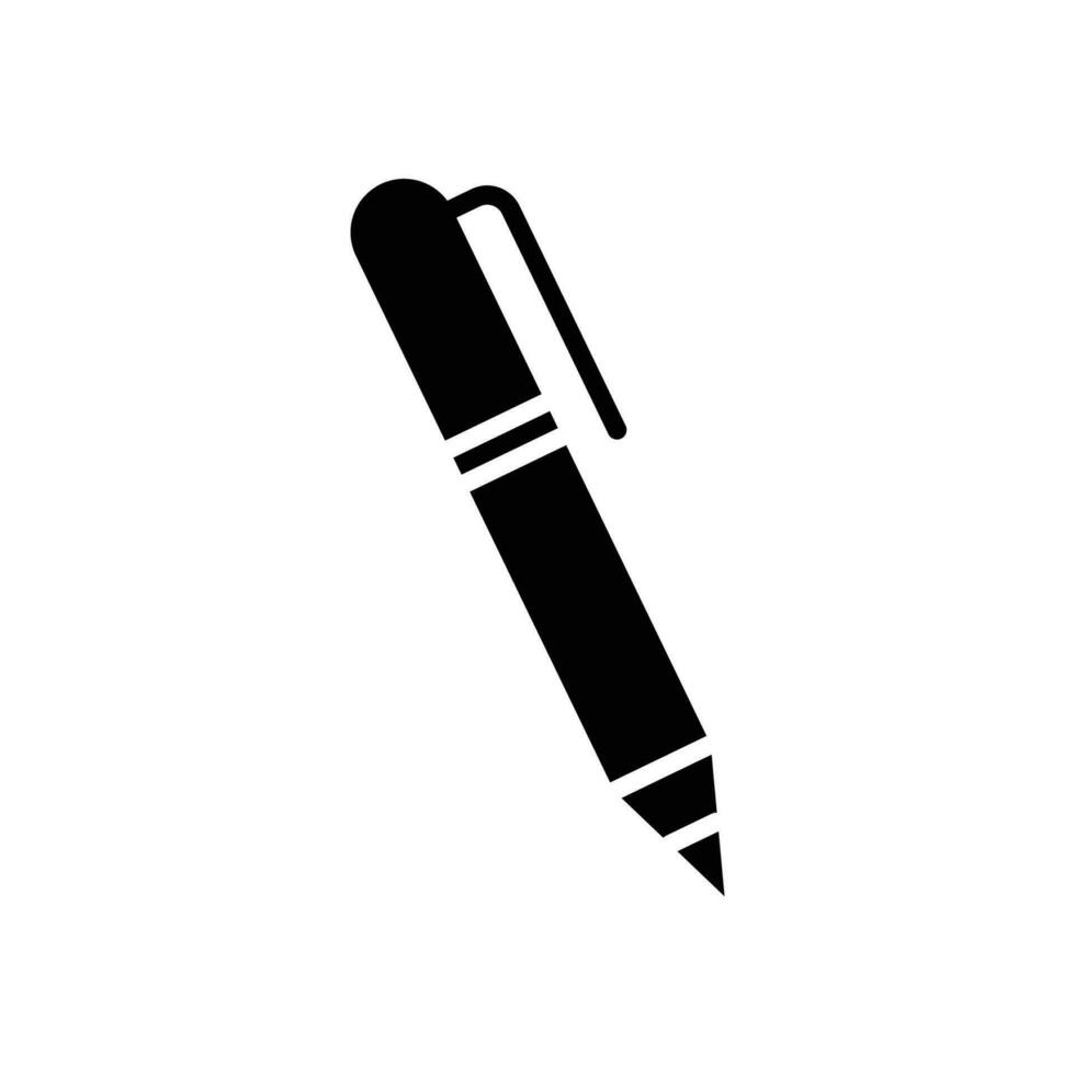 stylo icône vecteur conception modèle dans blanc Contexte