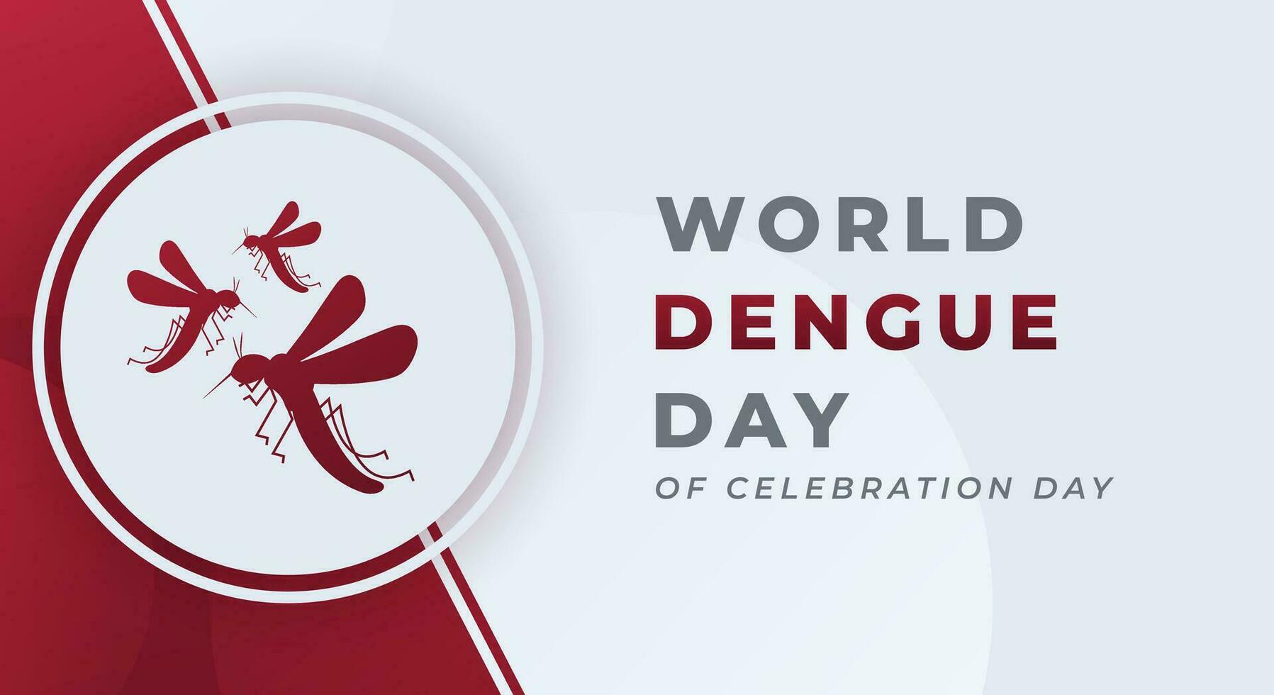 monde la dengue journée fête vecteur conception illustration pour arrière-plan, affiche, bannière, publicité, salutation carte