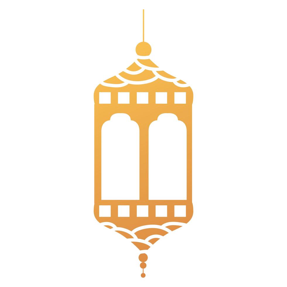 lampe arabe décoration islamique lumière vecteur