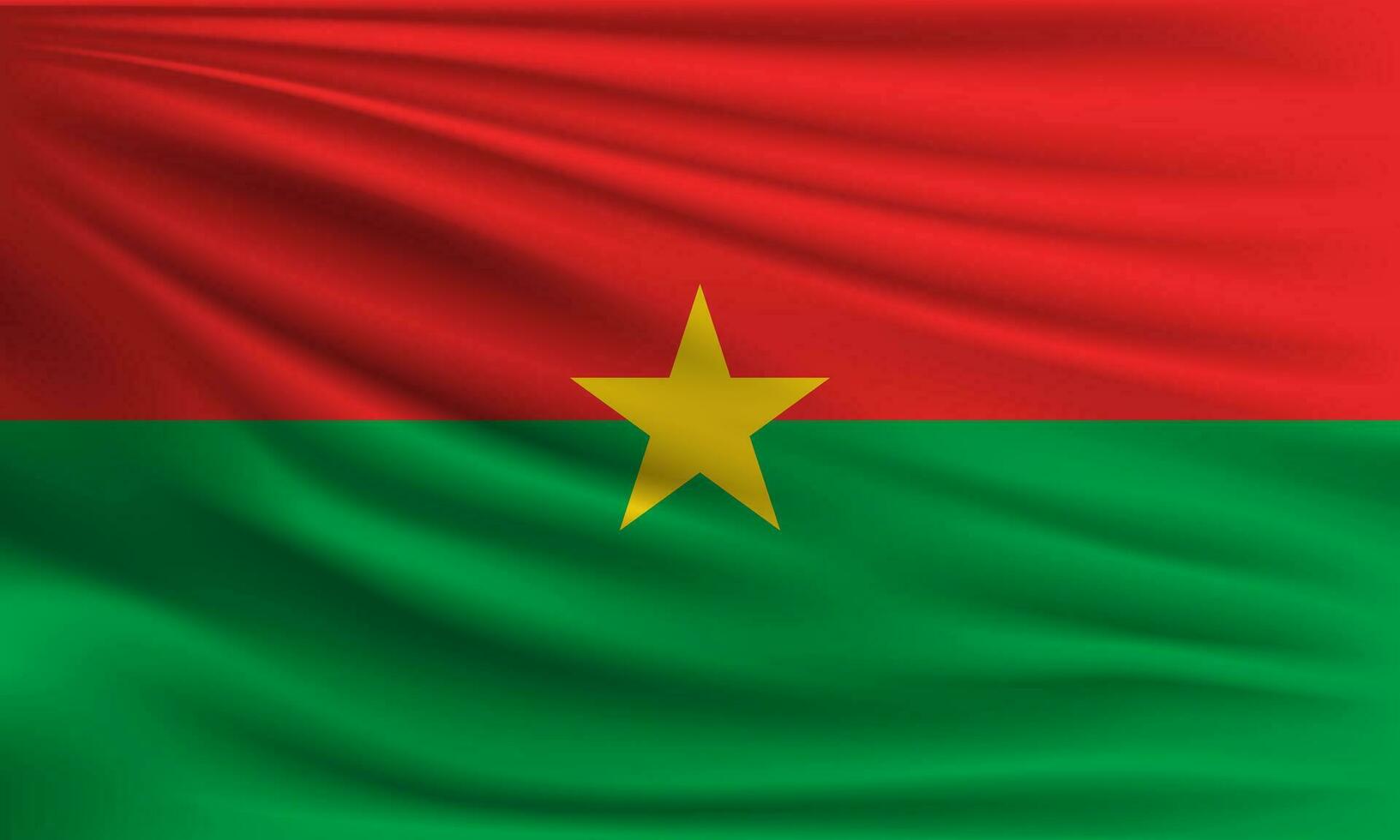 vecteur drapeau de burkina faso