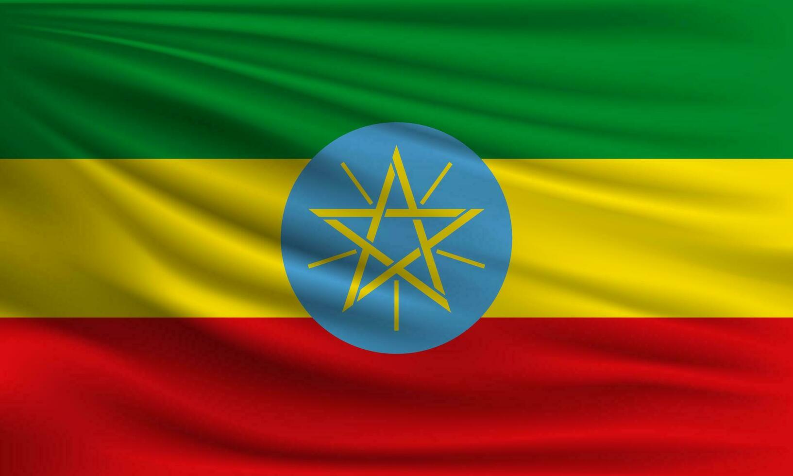 vecteur drapeau de Ethiopie