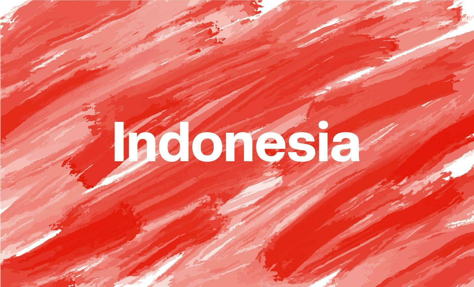 Indonésie indépendance journée brosse Contexte vecteur
