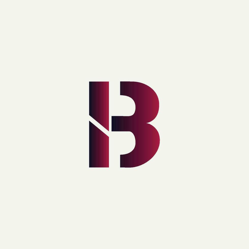 création de logo de lettre b vecteur