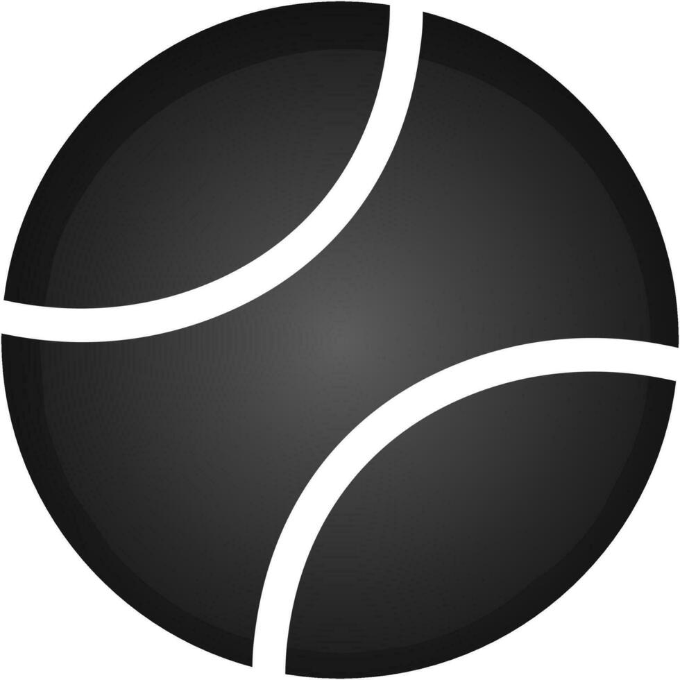 tennis Balle icône plus de blanc Contexte vecteur illustration. tennis Balle silhouette logo concept, clipart