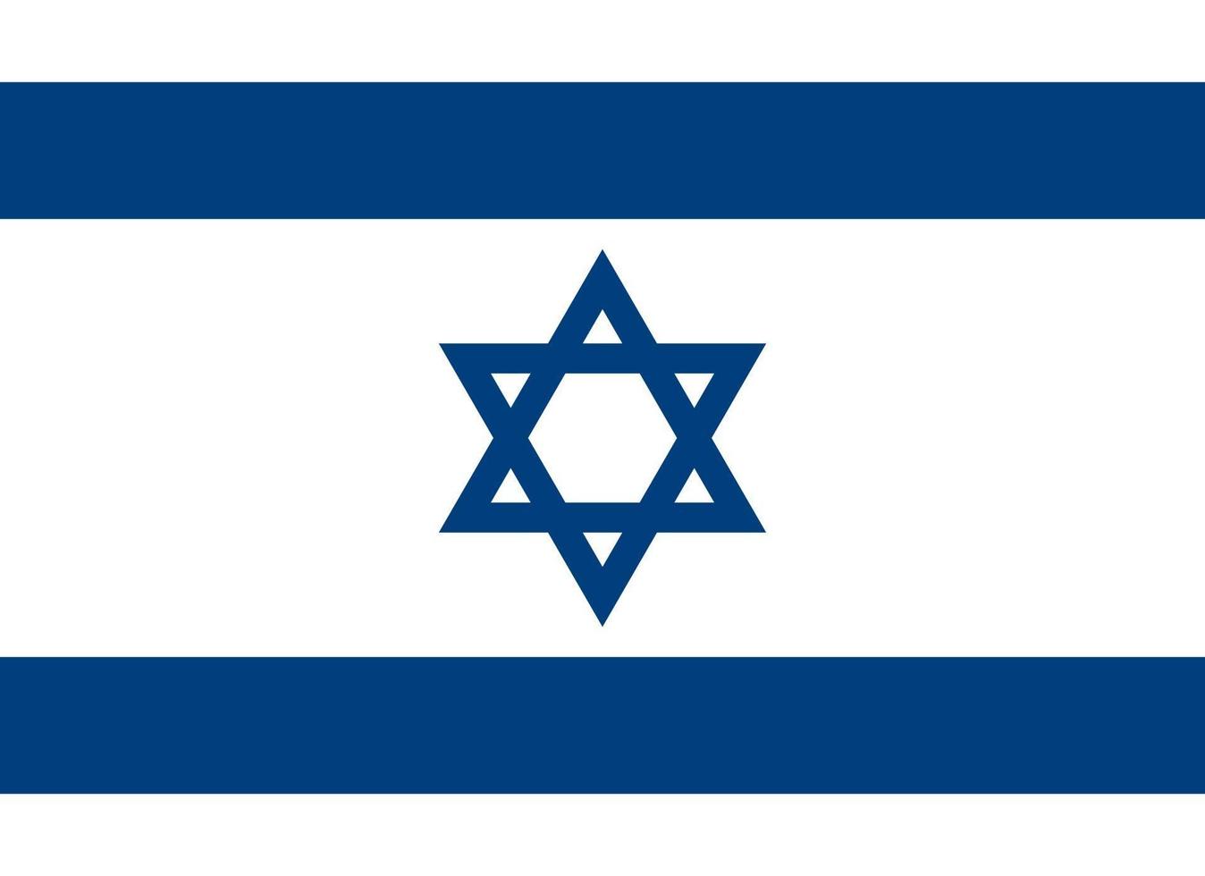 Israël drapeau officiellement vecteur