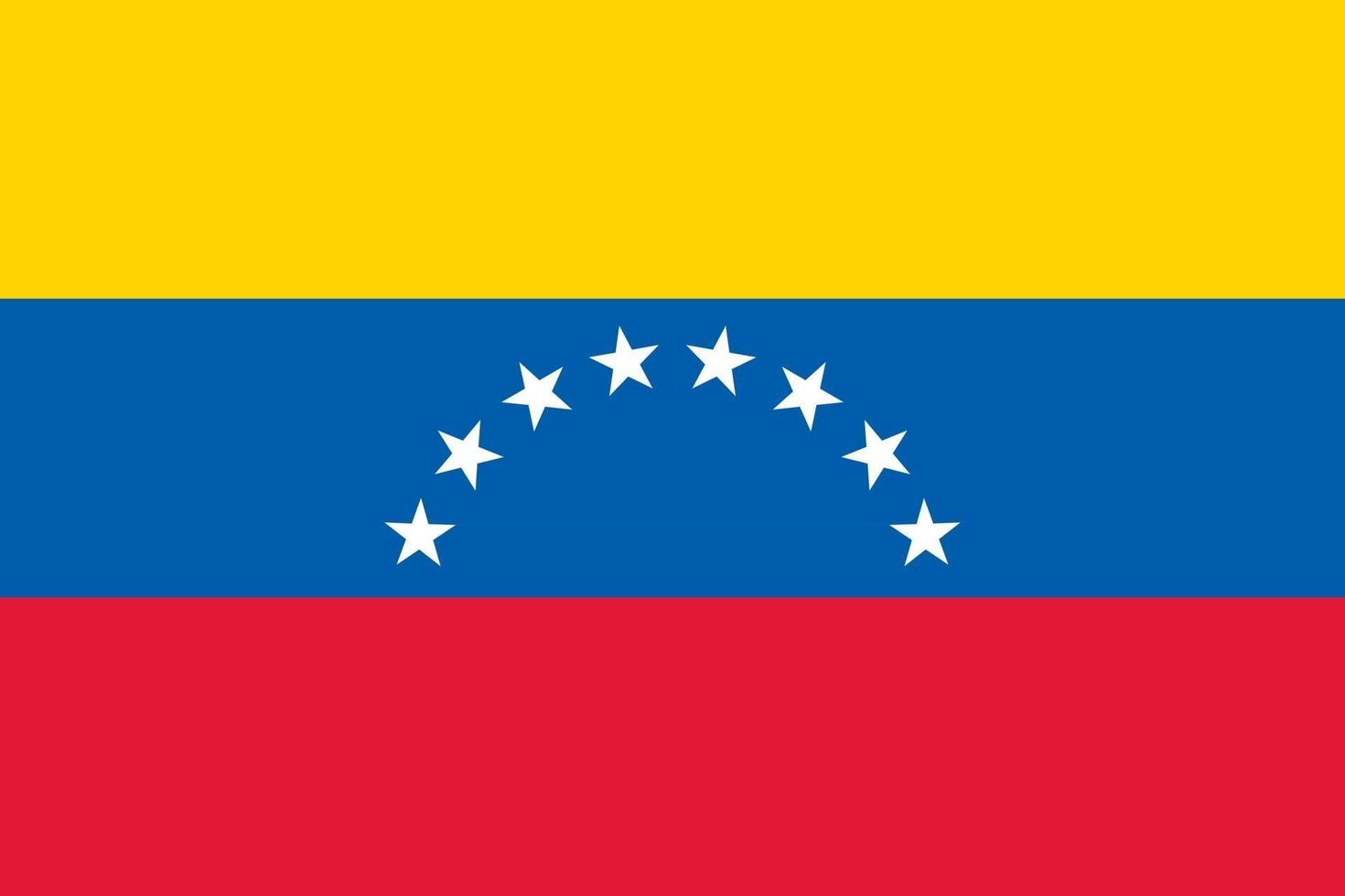 drapeau officiel du venezuela vecteur