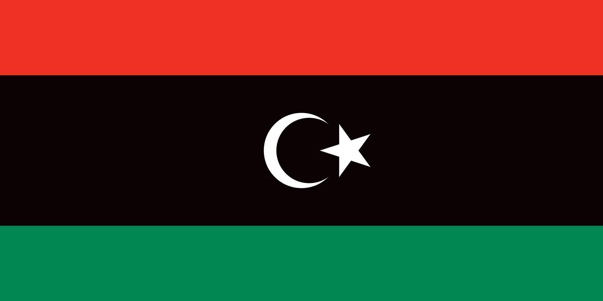 drapeau libyen officiellement vecteur