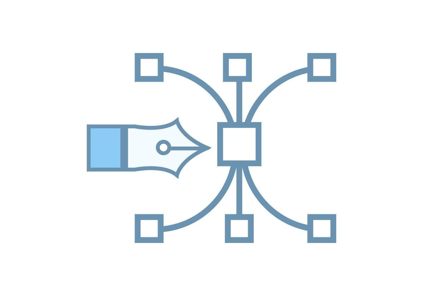 affaires concepts ligne Icônes ensemble pour infographie vecteur