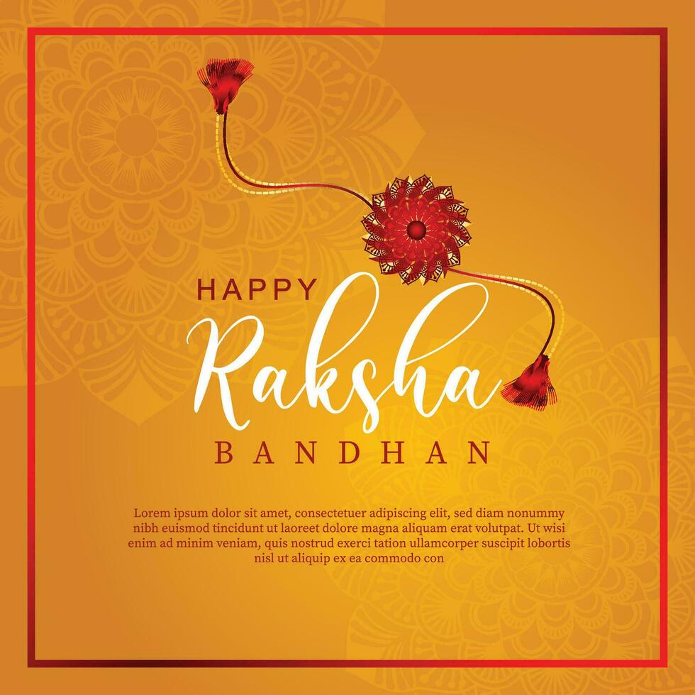 frère et sœur Indien rakhi Festival de raksha bandhan vecteur