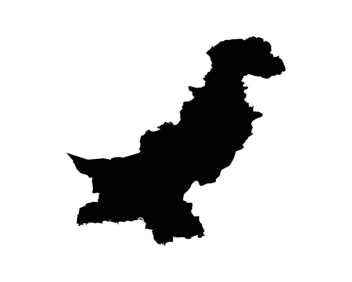 Pakistan pays carte vecteur
