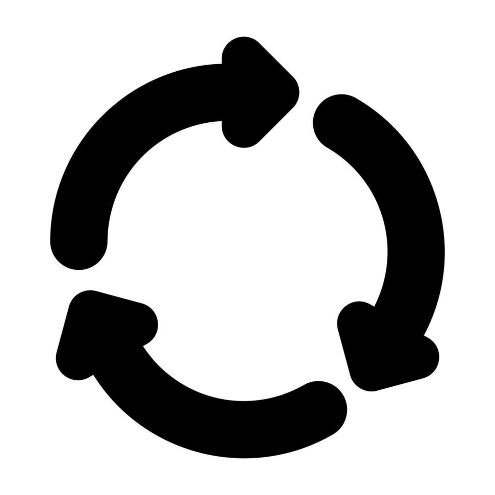 recyclage symbole vecteur icône