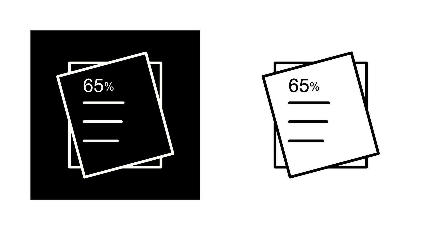 icône de vecteur de papier gradué