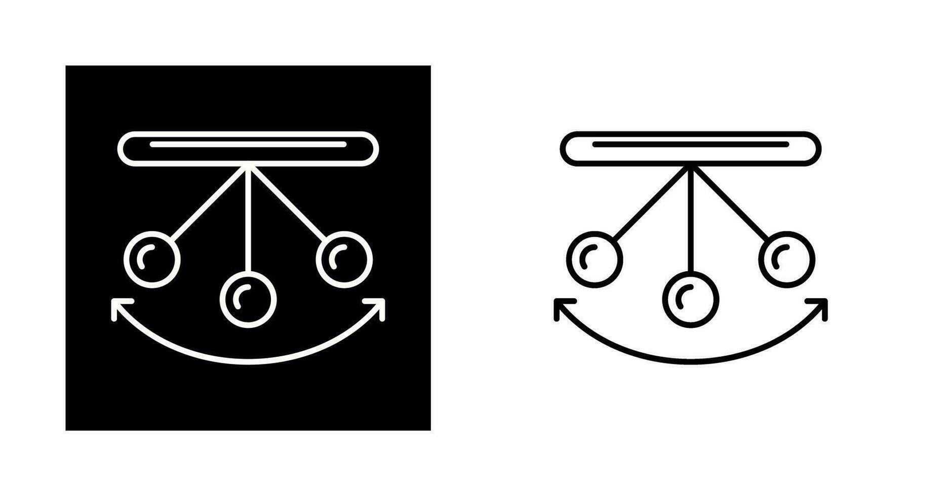 icône de vecteur de pendule