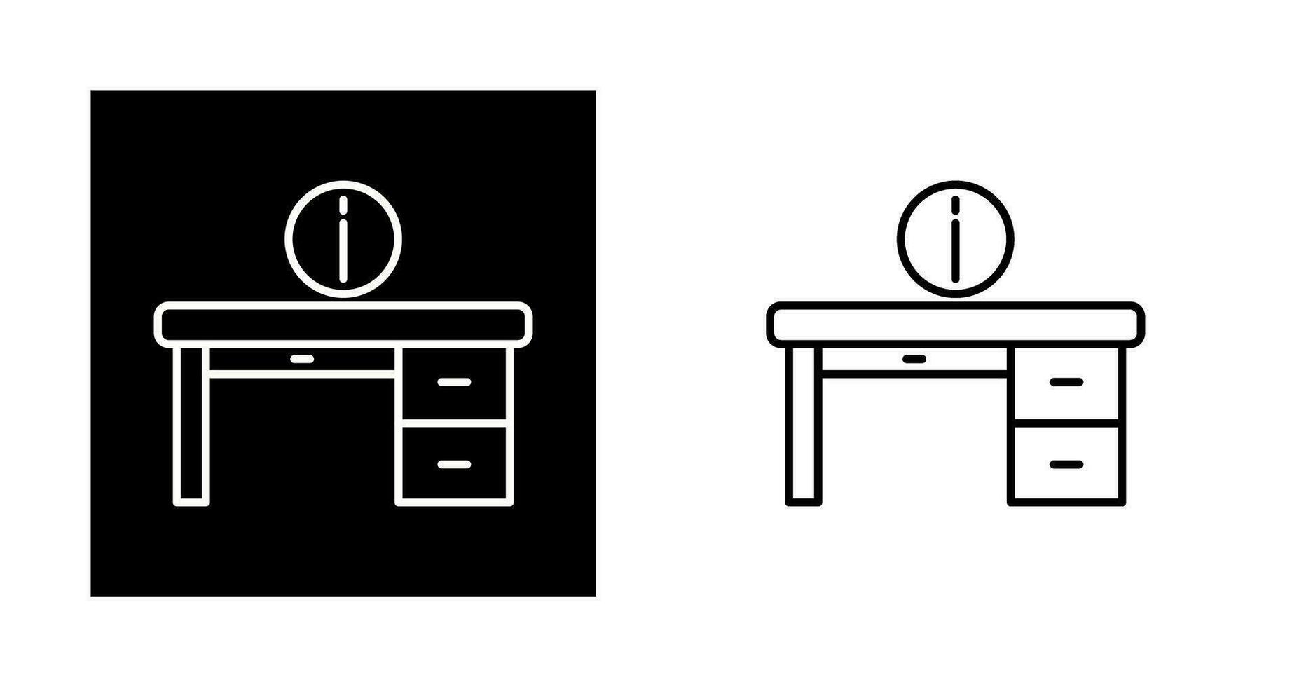 icône de vecteur de bureau d'information