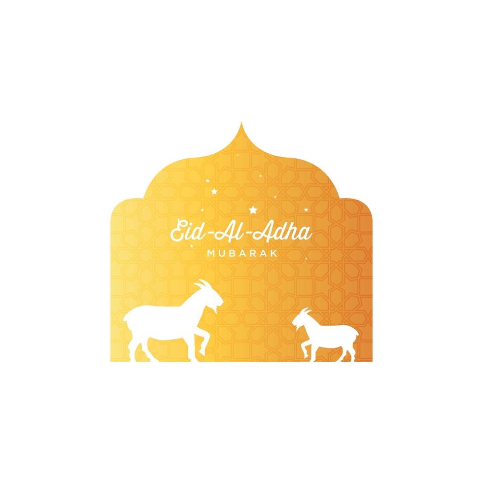 eid al adha illustration vecteur graphique de bon pour la journée islamique, eid mubarak, eid fitr, carte de voeux, arrière-plan. eps 10