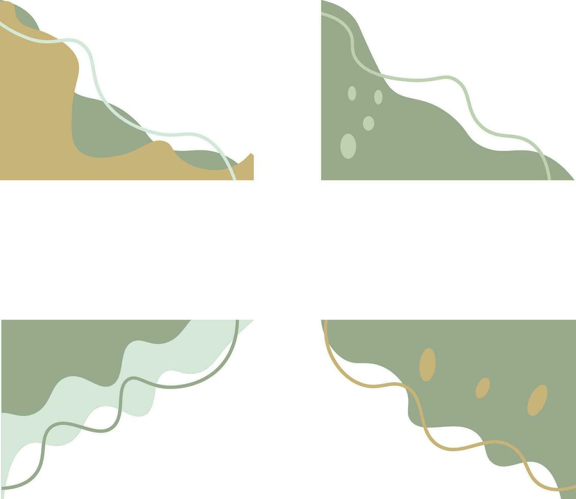 abstrait coin forme. coloré Triangle coins conception vecteur. vecteur pro