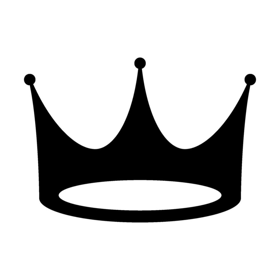 couronne icône, Roi icône vecteur logo modèle