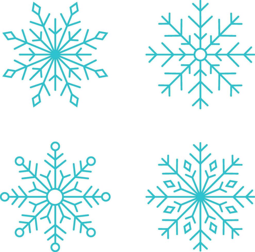 flocon de neige icône élément. flocons de neige icône vecteur pour conception décoration. vecteur illustration