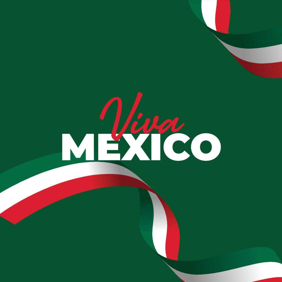 Mexique indépendance journée conception modèle vecteur