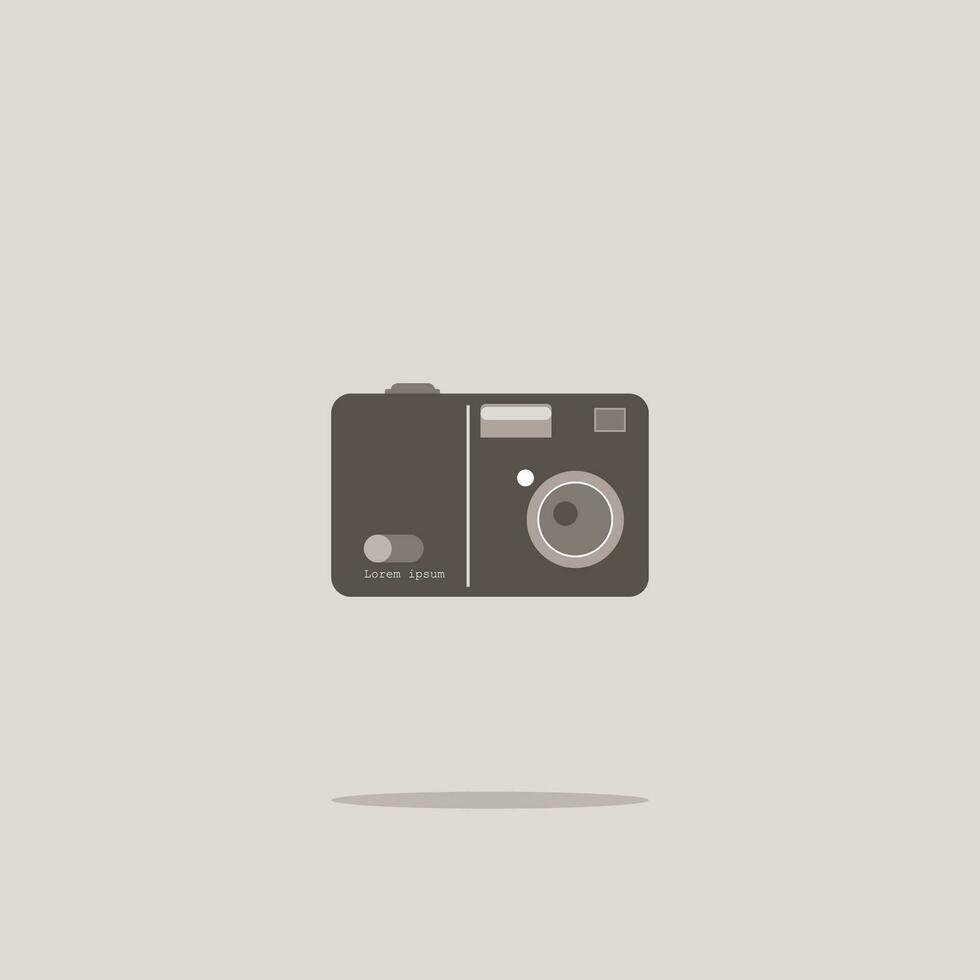 icône conception caméra numérique poche vecteur illustration intéressant plat conception pastel eps dix