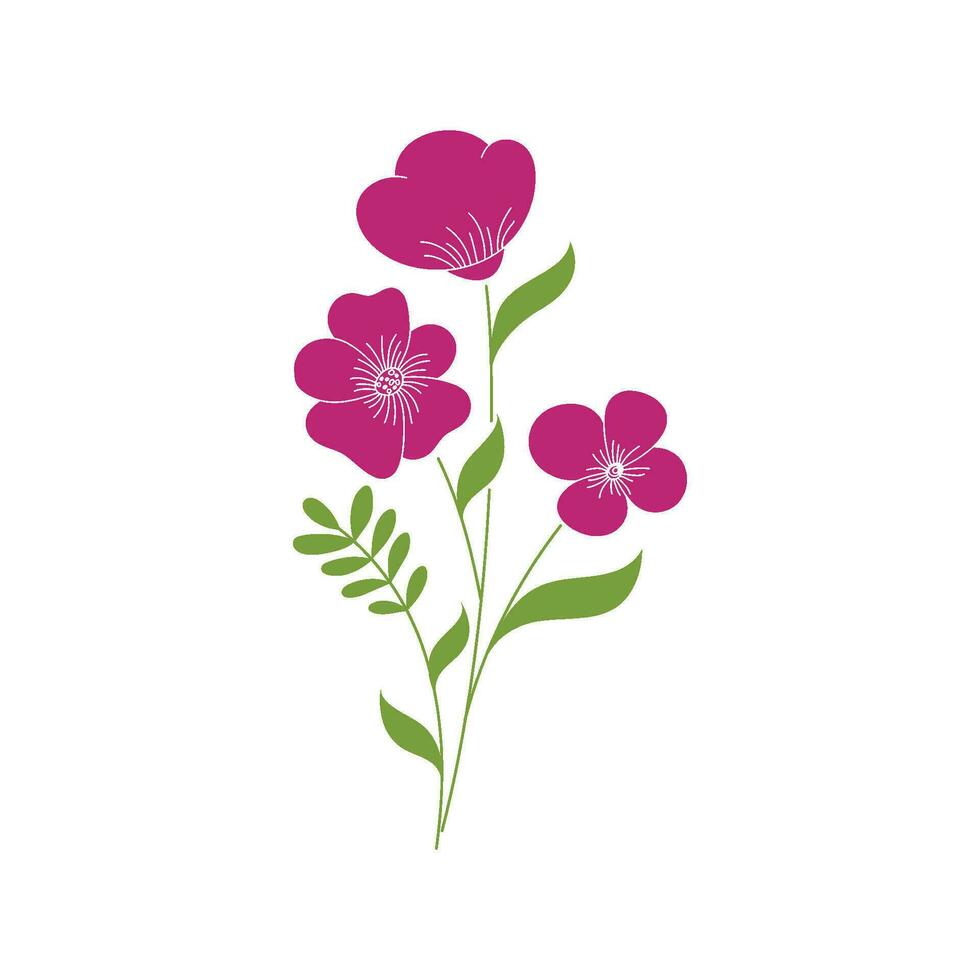 conception d'icône de vecteur de fleuriste de beauté