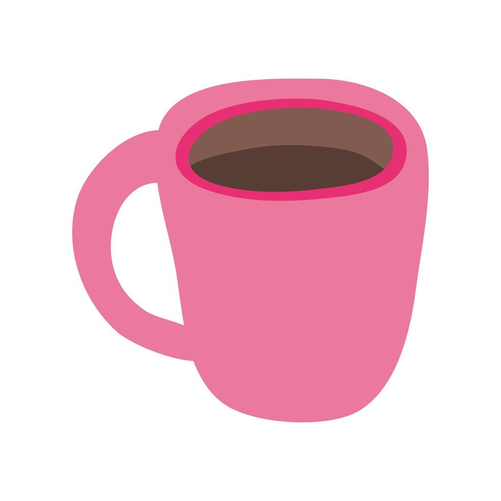 café tasse boisson icône isolé vecteur