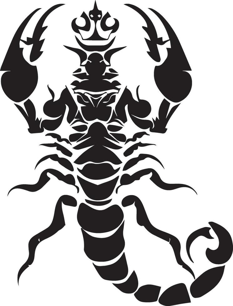 Scorpion tatouage illustration vecteur