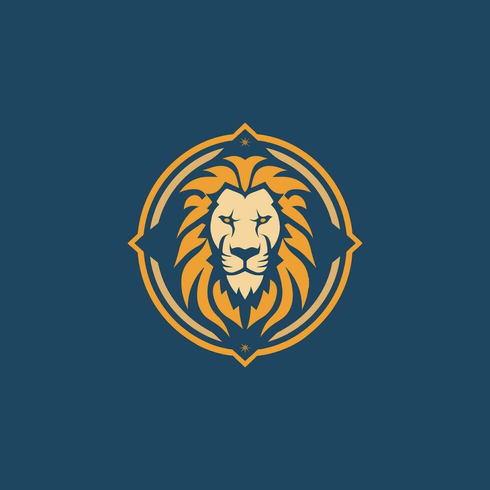 Lion logo illustration vecteur conception modèle