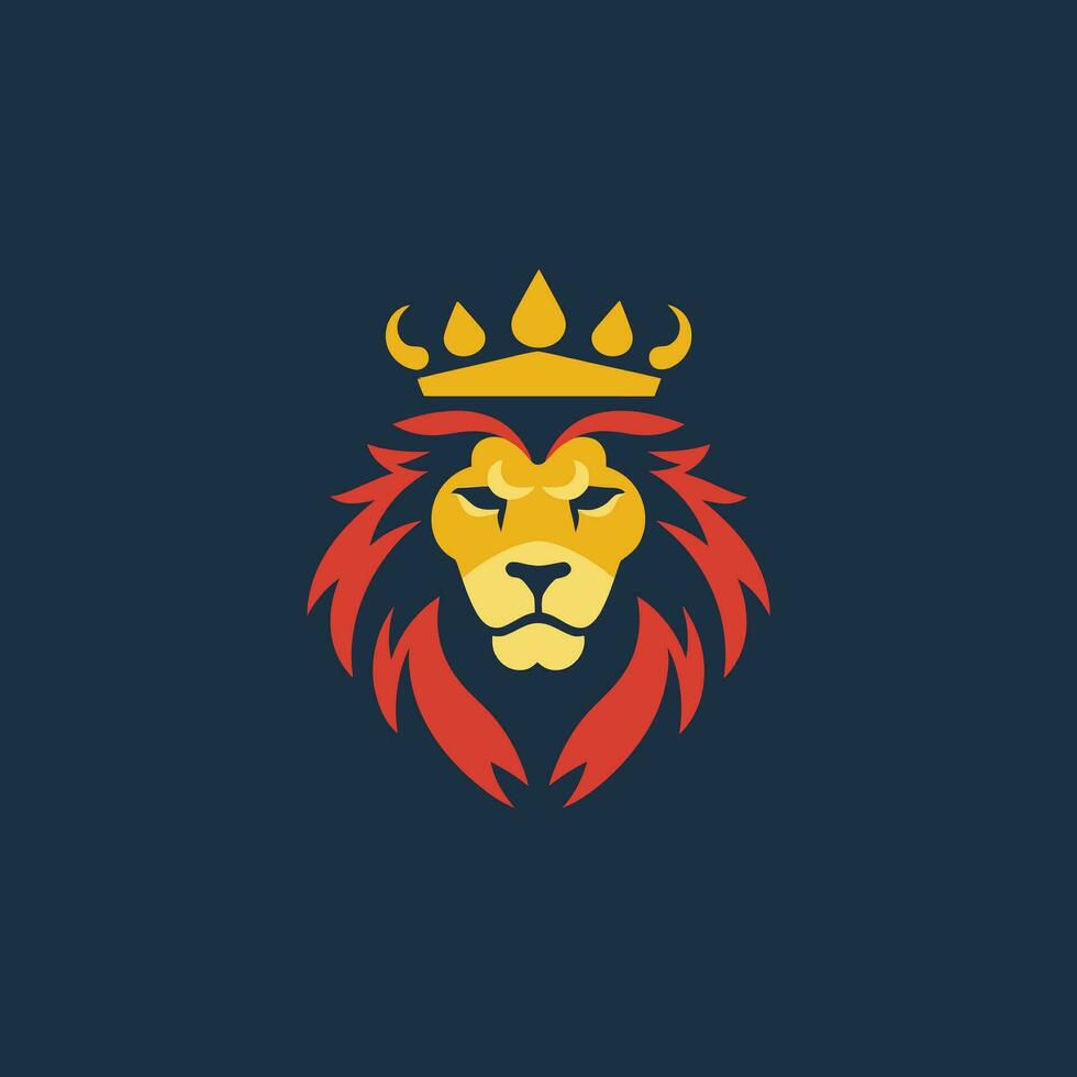 Lion logo illustration vecteur conception modèle