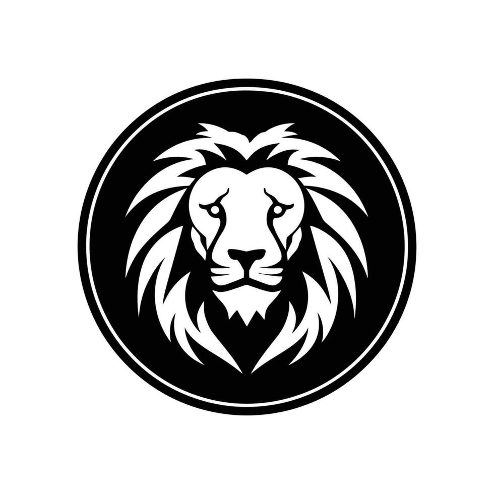 Lion logo illustration vecteur conception modèle