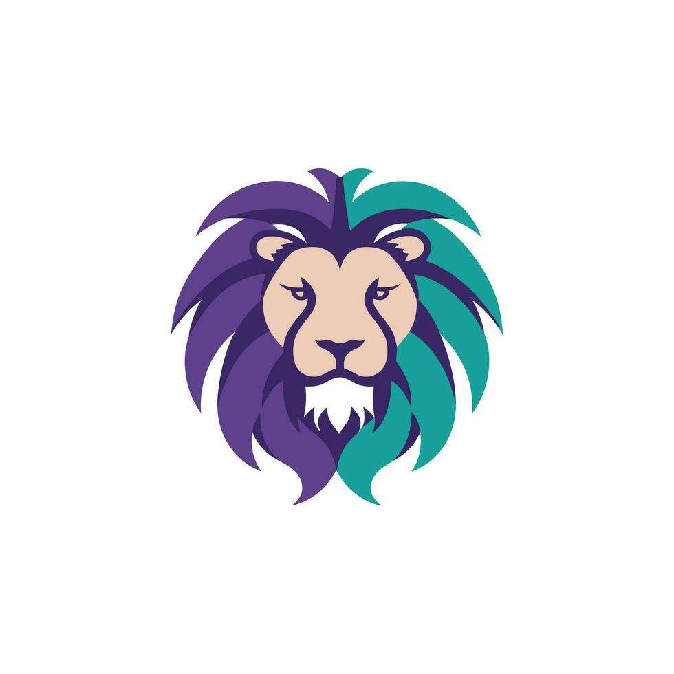 Lion logo illustration vecteur conception modèle