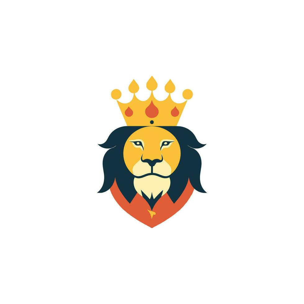 Lion logo illustration vecteur conception modèle