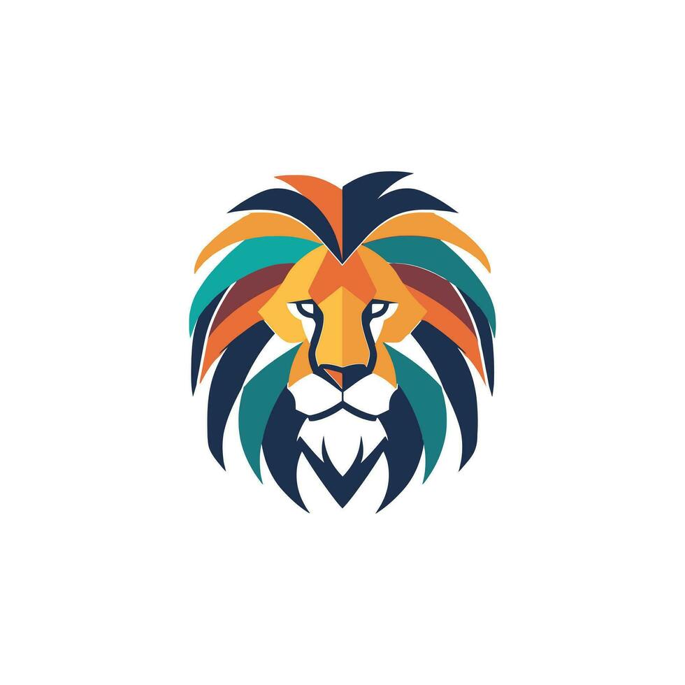 Lion logo illustration vecteur conception modèle