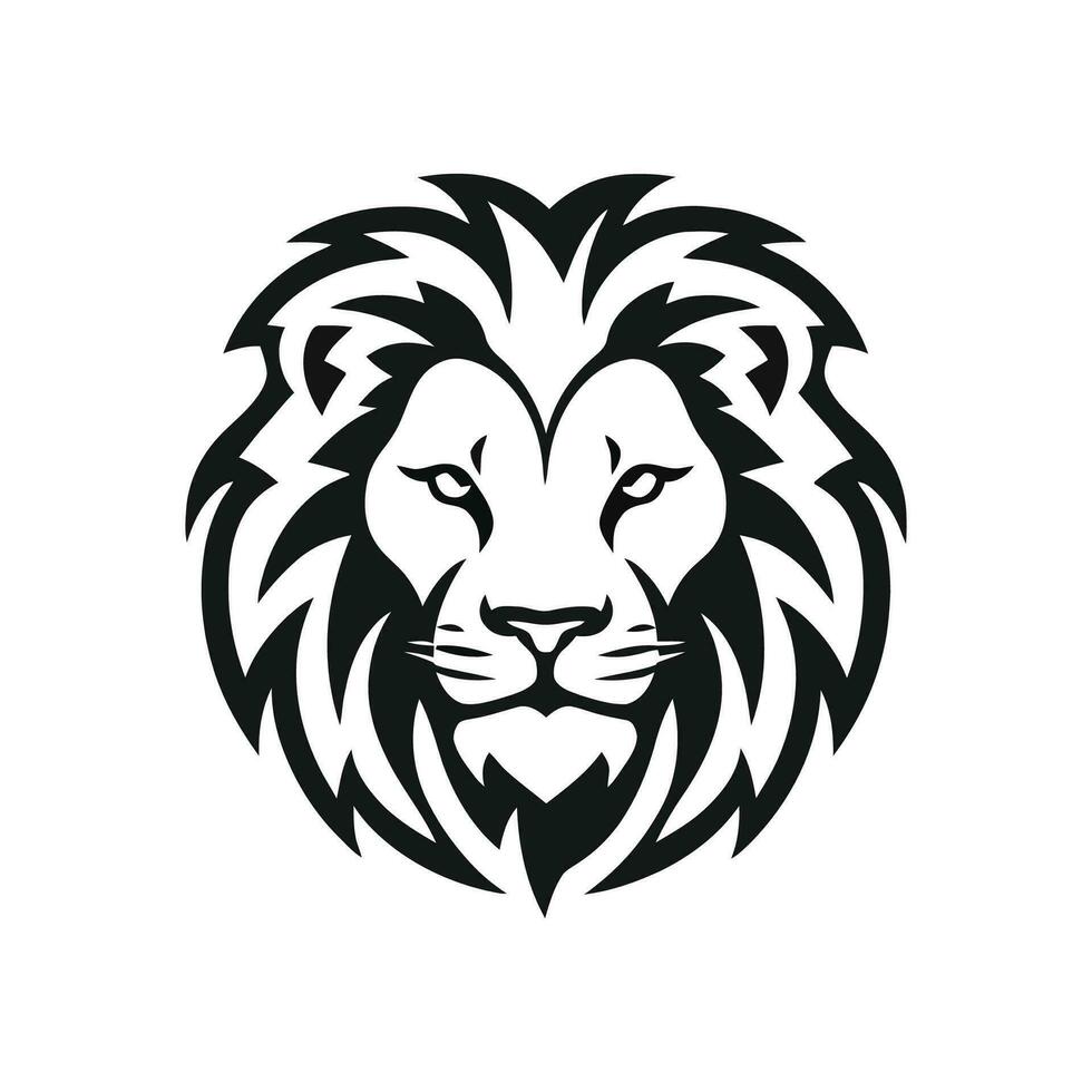 Lion logo illustration vecteur conception modèle