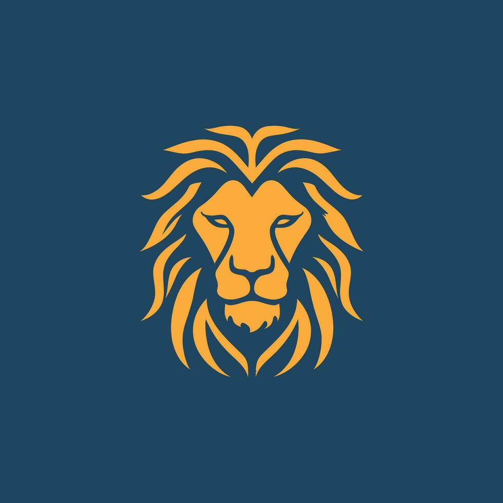 Lion logo illustration vecteur conception modèle