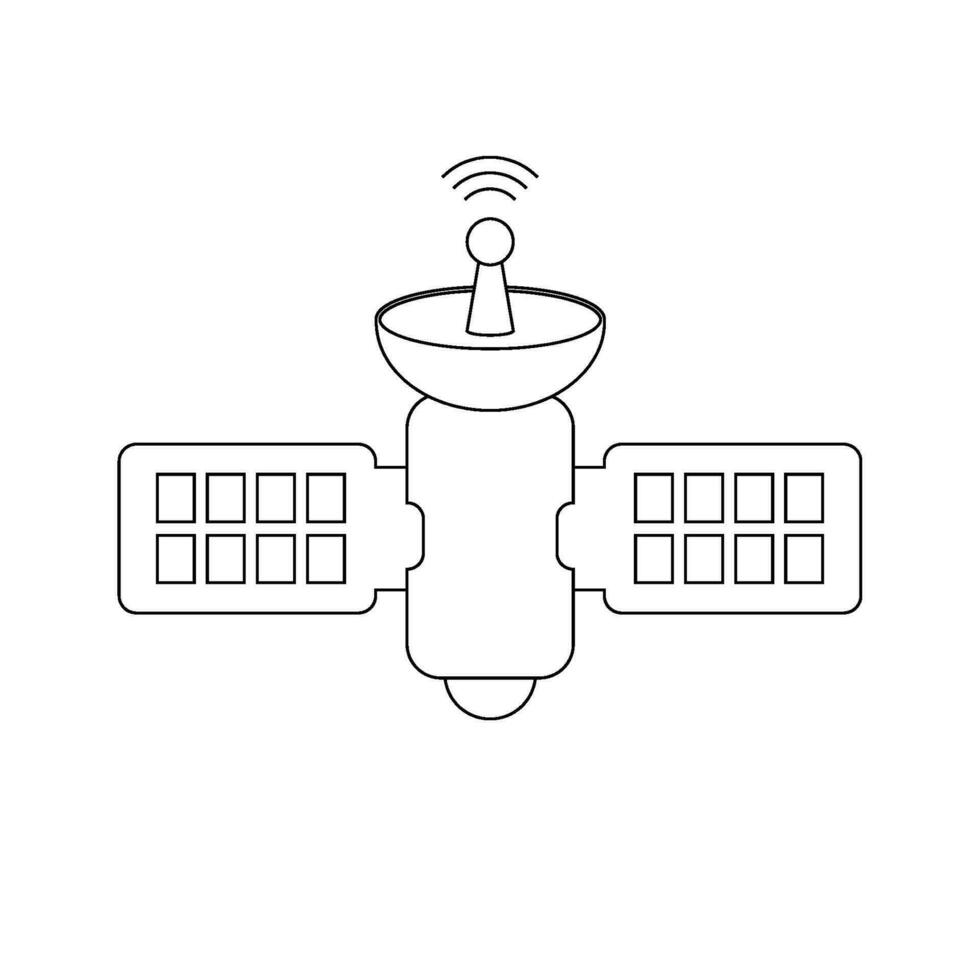 extérieur espace Satellite icône vecteur