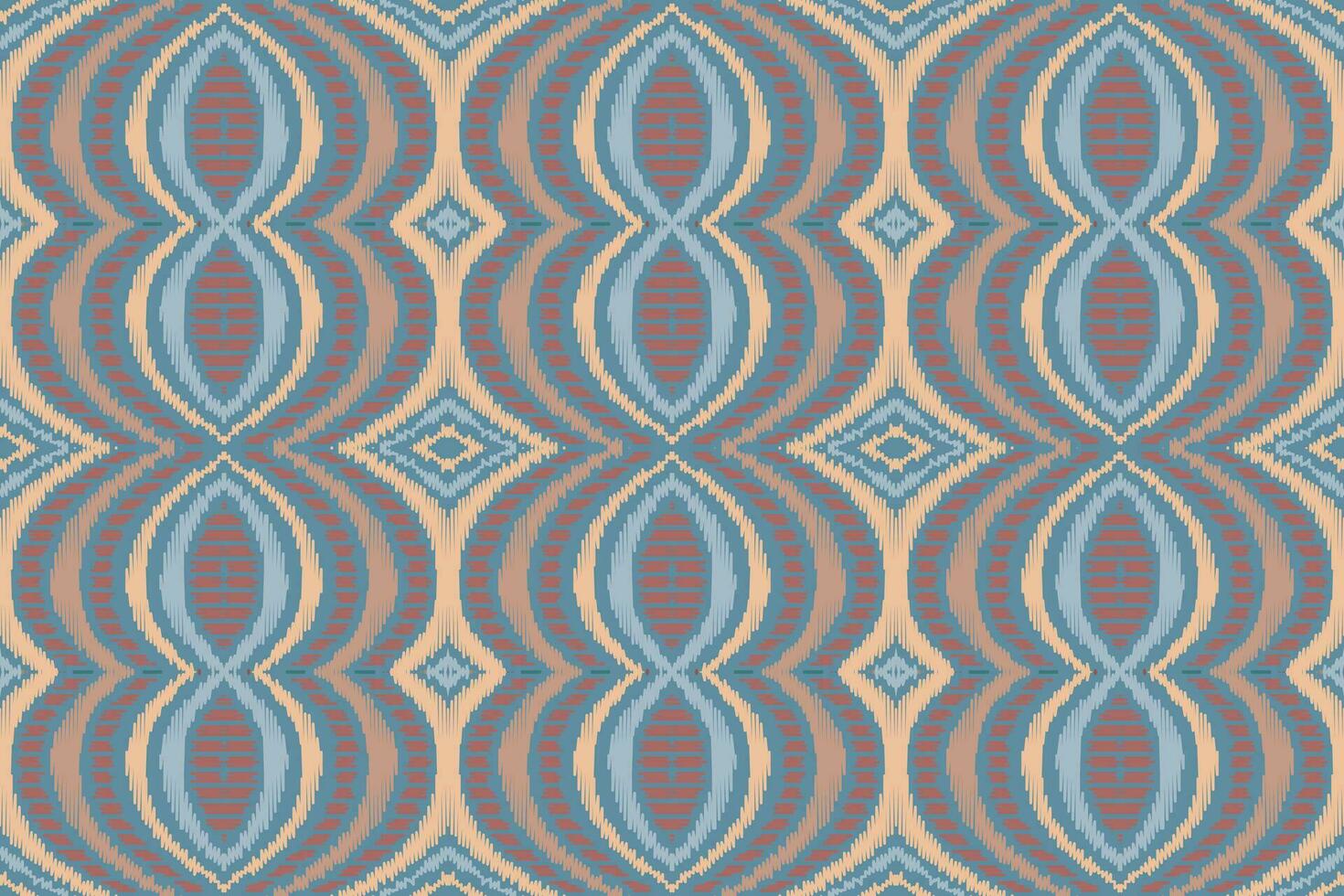 ikat damassé paisley broderie Contexte. ikat aztèque géométrique ethnique Oriental modèle traditionnel.aztèque style abstrait vecteur illustration.design pour texture, tissu, vêtements, emballage, paréo.