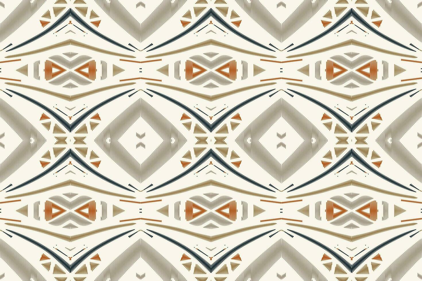 ikat damassé paisley broderie Contexte. ikat motifs géométrique ethnique Oriental modèle traditionnel. ikat aztèque style abstrait conception pour impression texture, tissu, sari, sari, tapis. vecteur