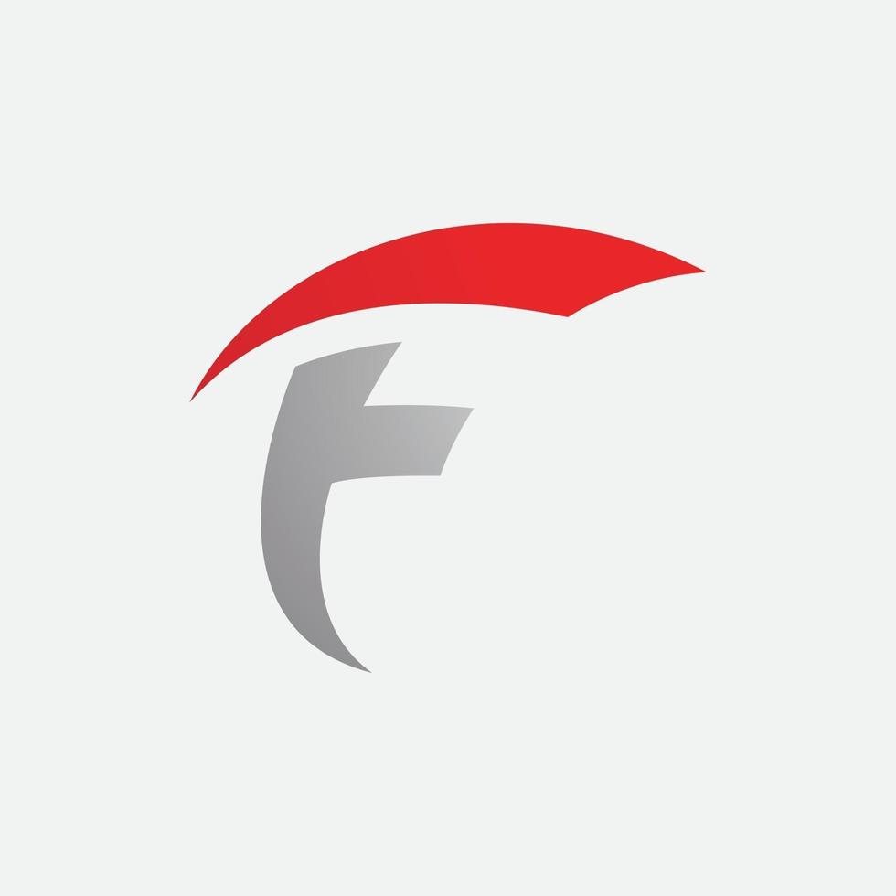 f lettres logo et symboles vecteur