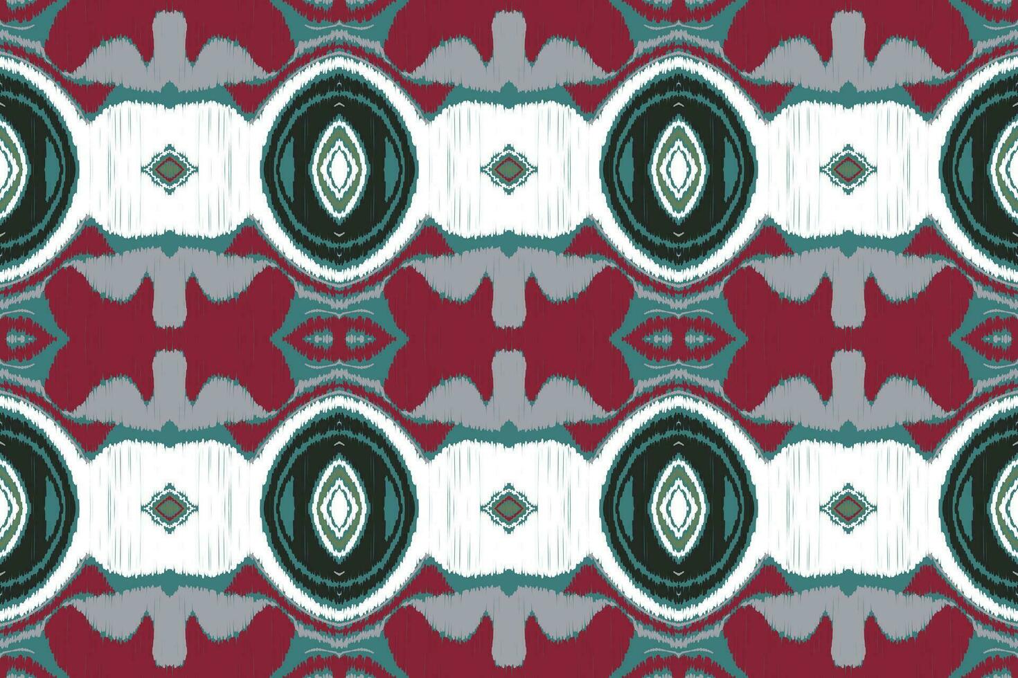 ikat floral paisley broderie Contexte. ikat texture géométrique ethnique Oriental modèle traditionnel.aztèque style abstrait vecteur illustration.design pour texture, tissu, vêtements, emballage, paréo.