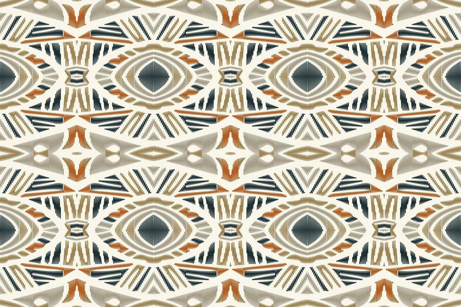 ikat damassé paisley broderie Contexte. ikat modèle géométrique ethnique Oriental modèle traditionnel.aztèque style abstrait vecteur illustration.design pour texture, tissu, vêtements, emballage, paréo.
