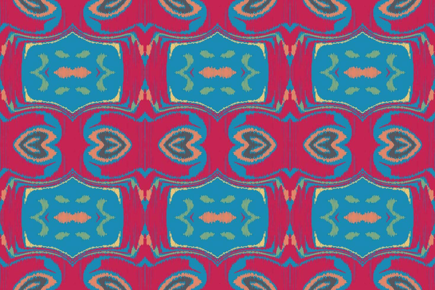 ikat damassé paisley broderie Contexte. ikat chevron géométrique ethnique Oriental modèle traditionnel.aztèque style abstrait vecteur illustration.design pour texture, tissu, vêtements, emballage, paréo.